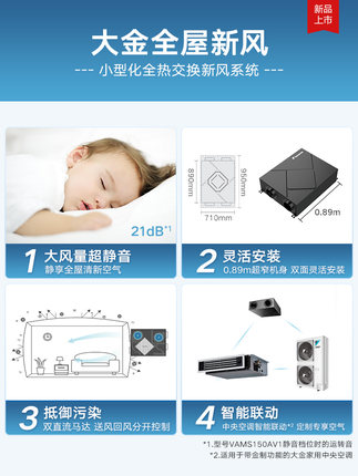 DAIKIN/大金家用中央空調(diào) 空調(diào)+新風(fēng)/地暖組合套裝 空氣解決方案