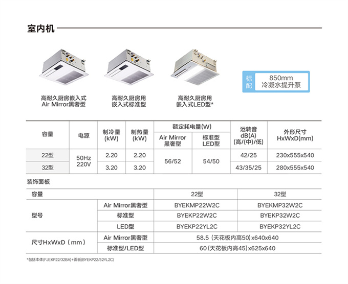 DAIKIN/大金廚房專用空調(diào)嵌入式廚房空調(diào)室內(nèi)機(jī)家用中央空調(diào)變頻(圖7)